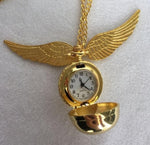 Golden Snitch Watch Necklace